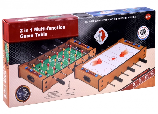 Family Game Soccer Air Hockey 2 in 1