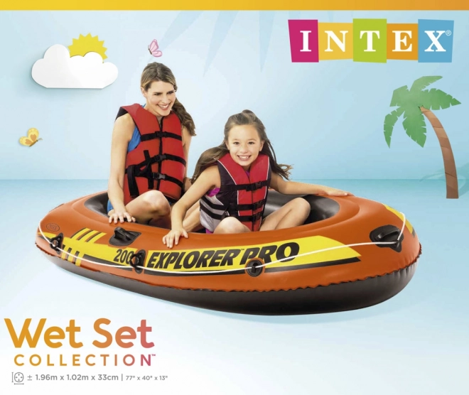 Intex Inflatable Boat for 2 Persons