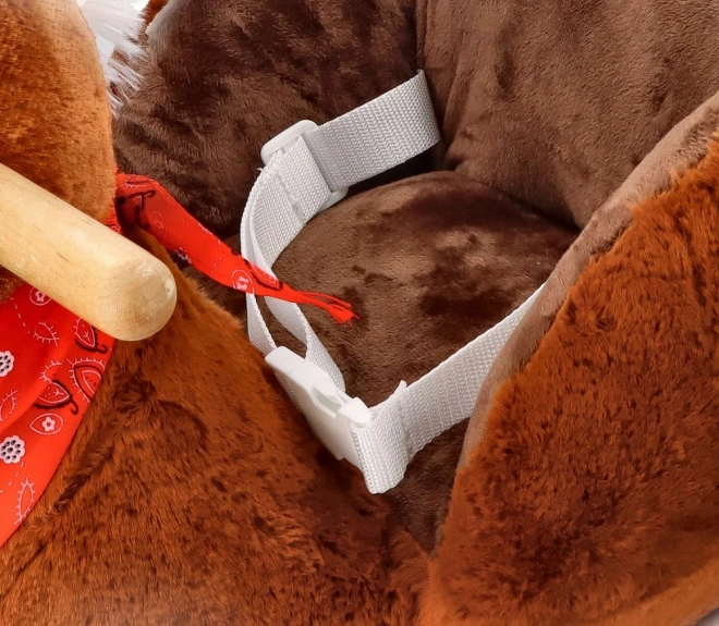 Brown Rocking Horse with Seat