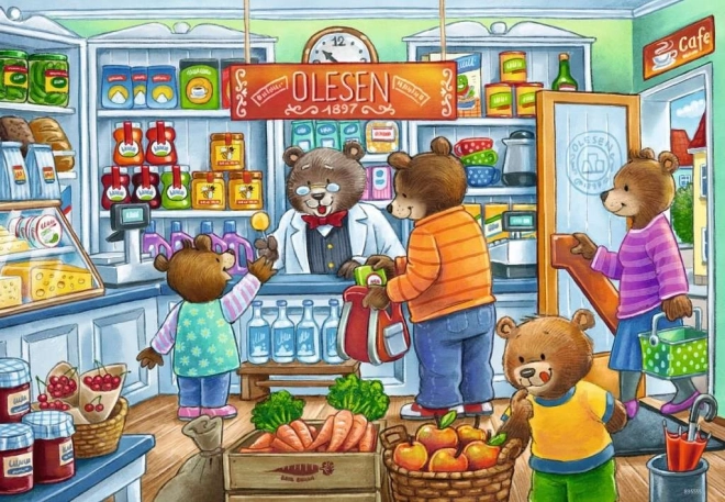 Ravensburger Puzzle Bears Shopping Set of 2