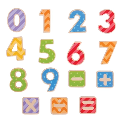 Colorful Magnetic Numbers for Kids