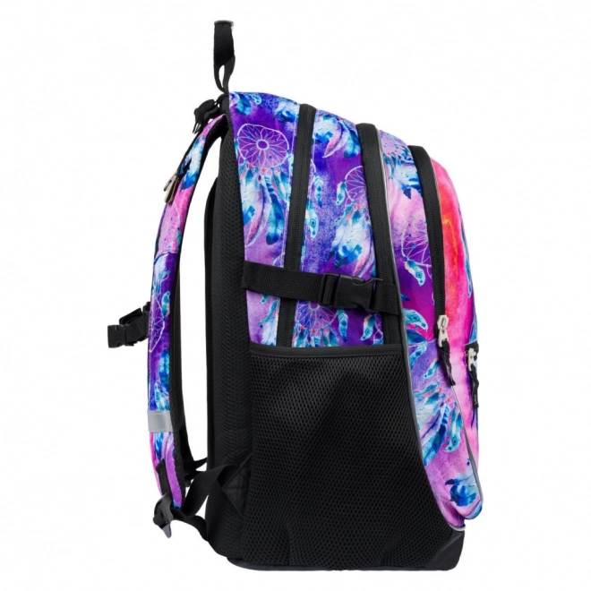 Baagl Backpack Set Dreamcatcher: Backpack, Pencil Case, and Shoe Bag