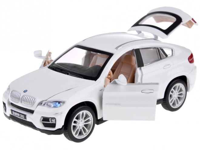 BMW X6 Metal Model Car 1:32 Scale with Lights and Sound