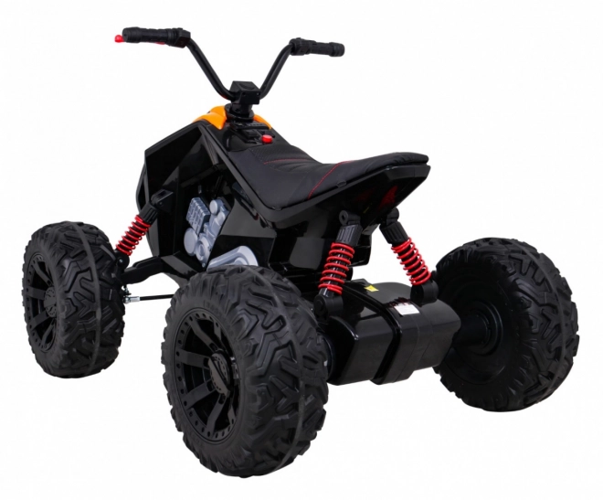 Quad Lucky Seven on battery black + EVA wheels + slow start + LED + MP3 USB