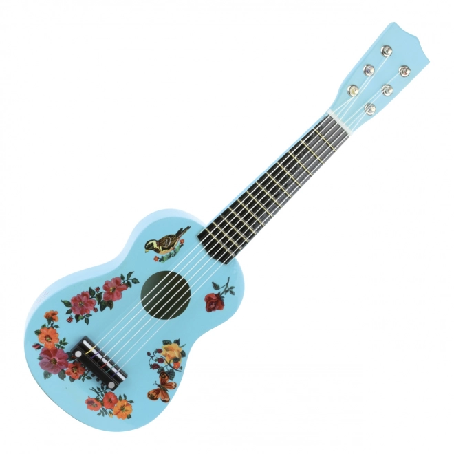 Nathalie Lété Wooden Acoustic Guitar - Turquoise