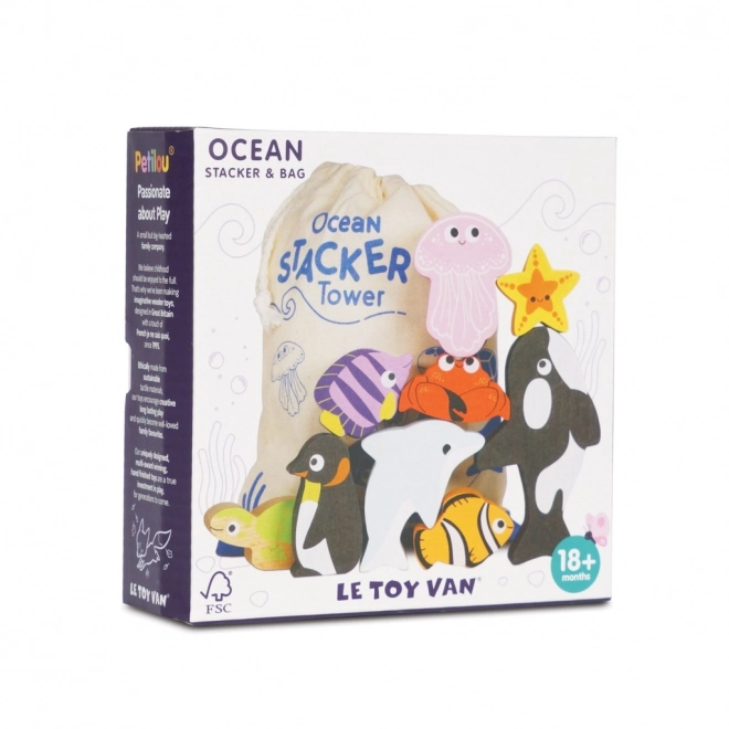 Le Toy Van Petilou Ocean Stacking Tower