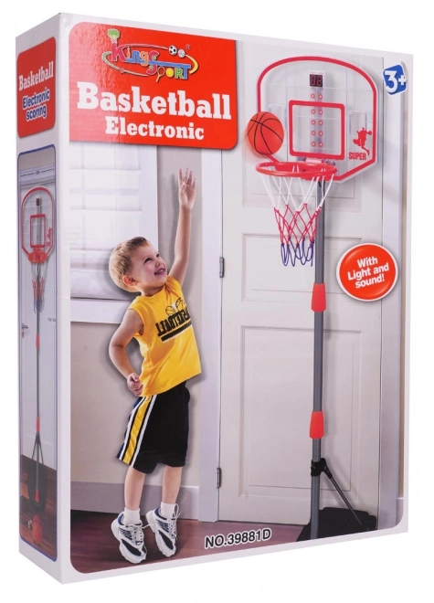 Basketball Set with Adjustable Height and Accessories