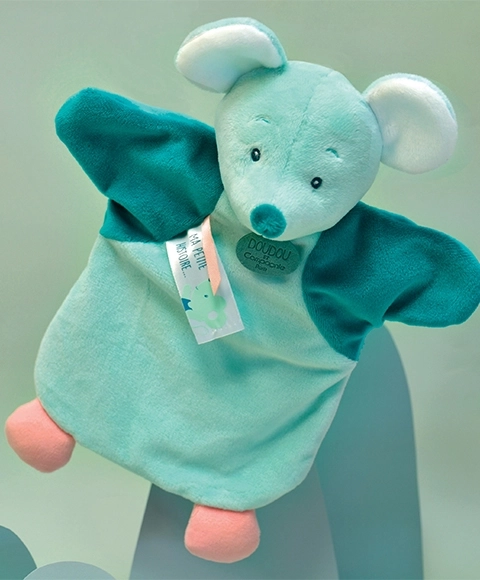 Plush Mouse Hand Puppet