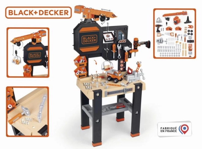 Large Kids Workbench With Crane