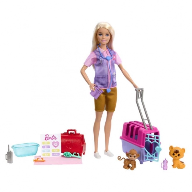 Barbie Rescues Animals Doll - Blonde