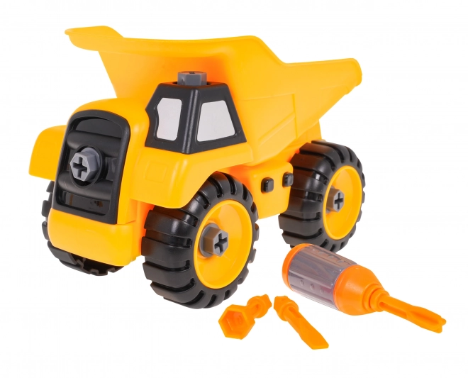 Construction Dump Truck Toy with Screwdriver and Bits