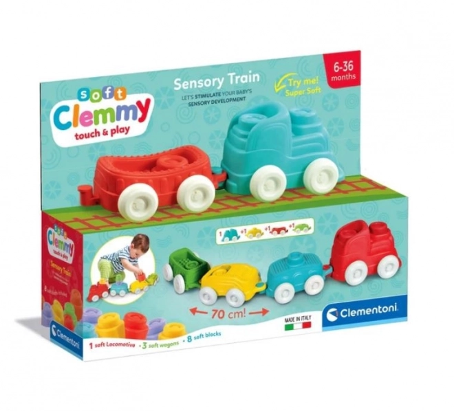 Soft Sensory Train with Blocks