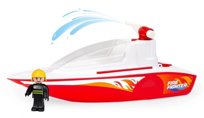 Firefighter Boat with Water Pump Toy