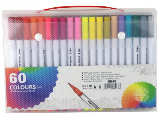 Double-Sided Marker Set with Organizer