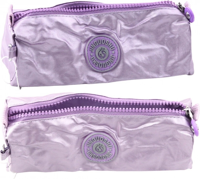 School pouch with one compartment purple
