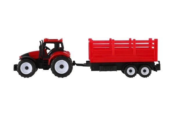 Tractor with Trailer Toy - Plastic Model