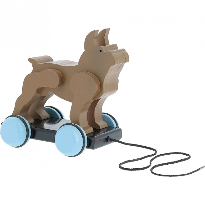 Pull Along Toy Dog in Francois Pompon Design