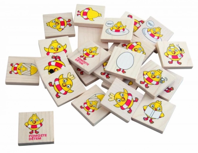 Memory Game with Chicken Motif