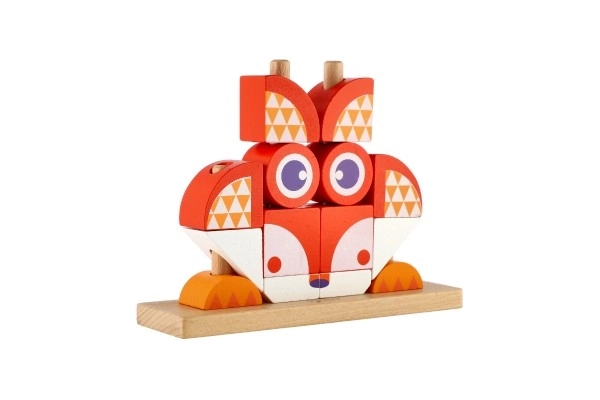 Wooden Fox Puzzle Toy