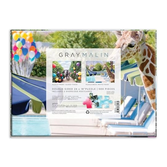 Gray Malin Double-Sided Puzzle - In the Park - 500 Pieces