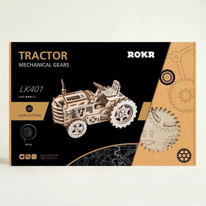 Rokr 3D Wooden Puzzle Tractor 135 Pieces