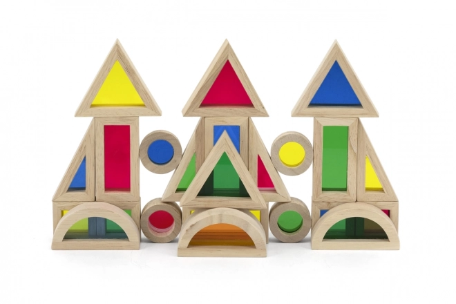 Wooden Colorful Blocks Set