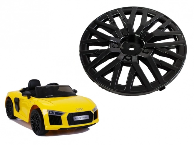 Wheel Cover for Audi R8 Battery-Powered Car Black