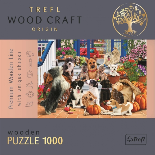 Trefl Wood Craft Origin Puzzle Dog Friendship 1000 Pieces