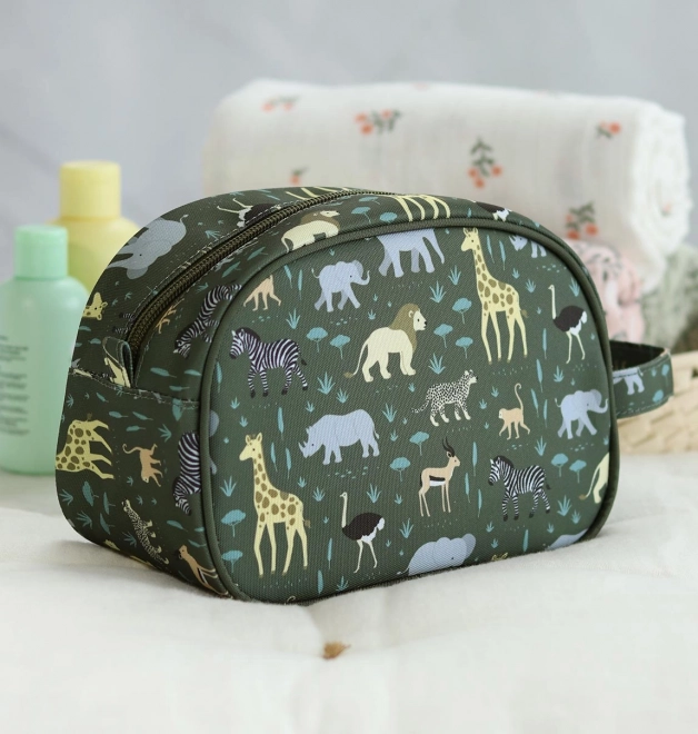 Animal Print Toiletry Bag