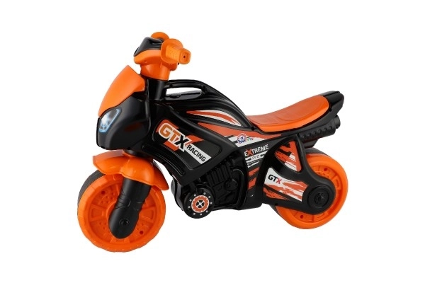 Balance Bike Orange-Black Plastic