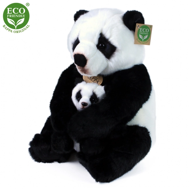 Plush Panda with Baby Eco-friendly