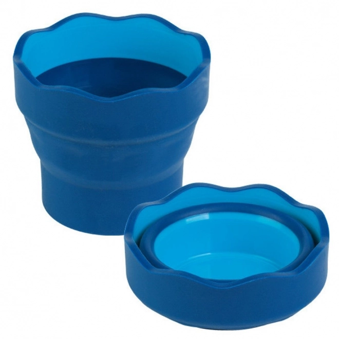 Faber-Castell Clic&Go Collapsible Water Cup Blue