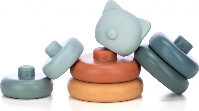 Silicone Stacking Tower and Teether Bear