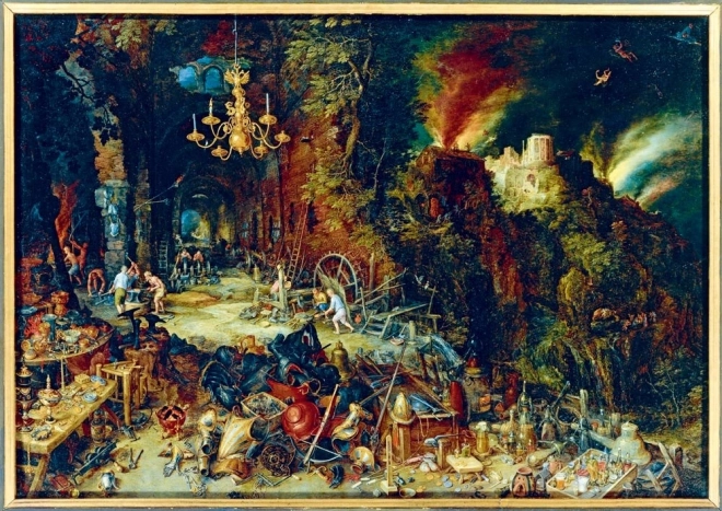 Bluebird puzzle allegory of fire 1000 pieces