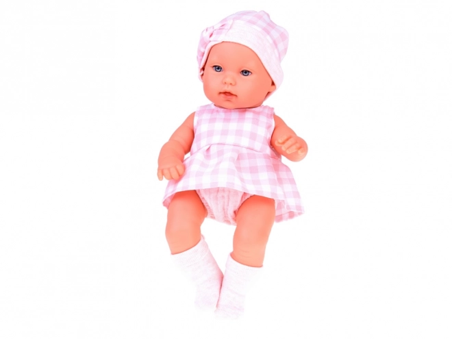 Newborn Doll with Pink Hat and Bunny Toy