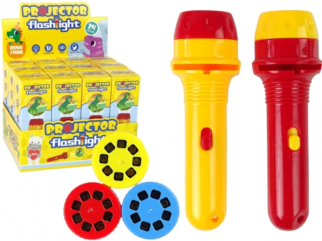 Projector with 3 Interchangeable Slides for Kids