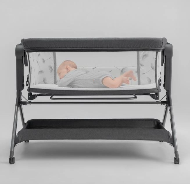 Leonie Plus Gray Crib with Rocking Function