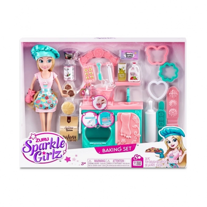 Sparkle Girlz Doll Baking Set