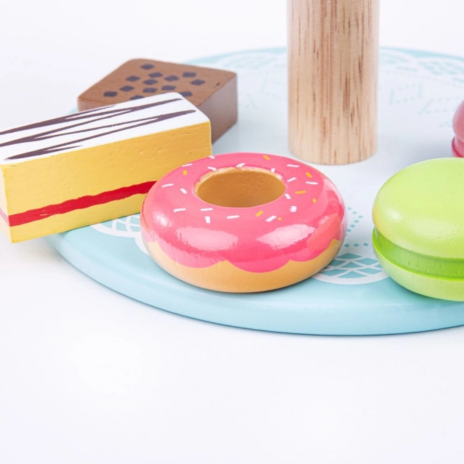 Bigjigs Toys Cake Stand with Treats