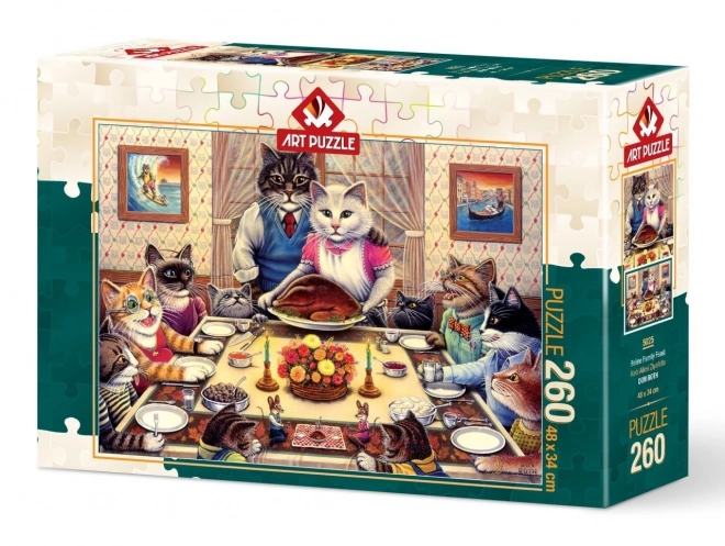 Art Puzzle Cat Family 260 Pieces