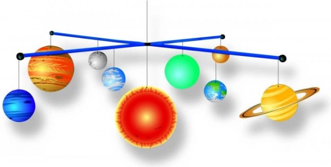 Rotating and glowing model