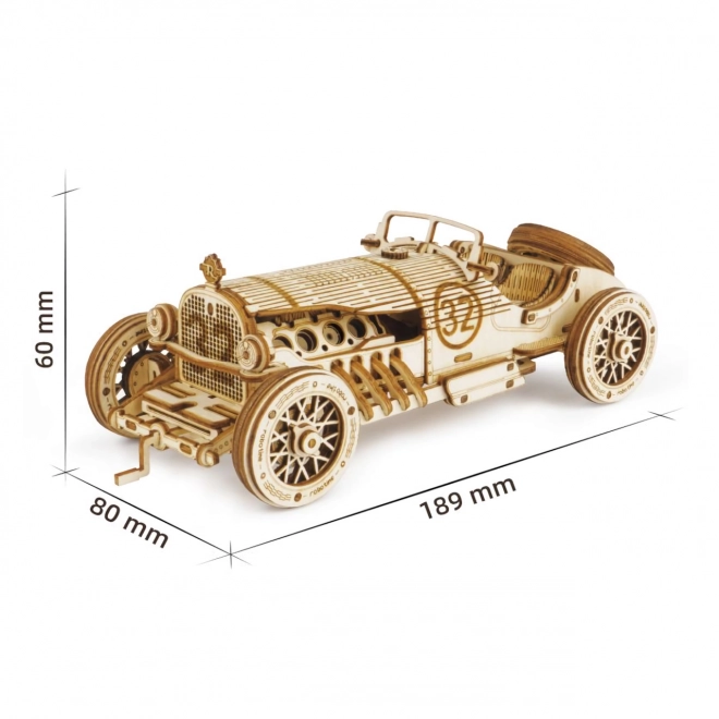 Rokr 3D Wooden Puzzle Grand Prix Car