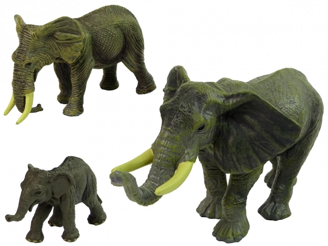 Africa Animal Figure Set Elephants Tigers