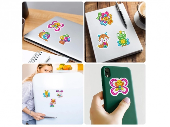 Creative Diamond Painting Animal Stickers Set