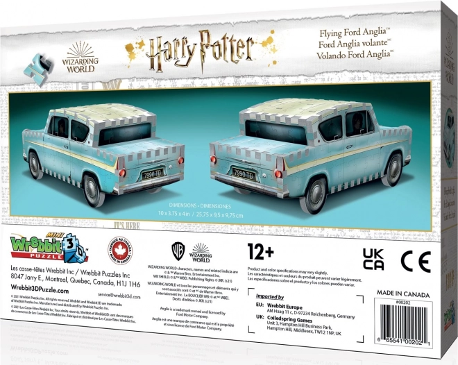 3D Puzzle Harry Potter - Ford Anglia by Wrebbit