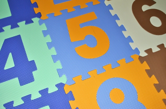 Foam Puzzle Counting Numbers