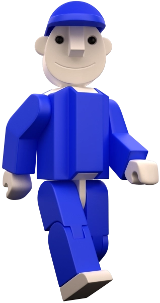 Blue Sevaček Figure Set