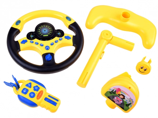 Interactive Steering Wheel Set With Sounds