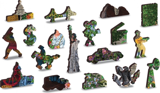 Pezzi dal taglio unico come piccole figurine