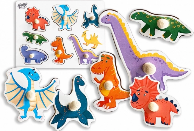 Learning shapes and colors with dinosaurs
